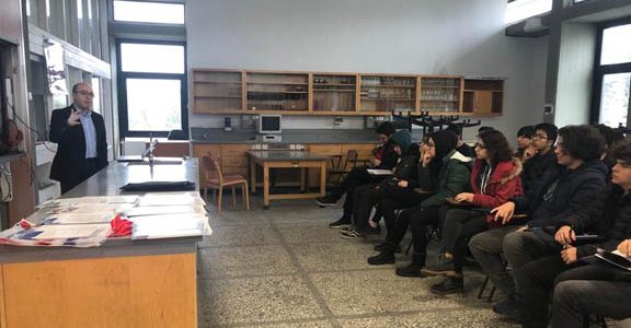 Two faculty members from our department, Assoc. Prof. Dr. Selim Aksoy and Asst. Prof. Dr. Hamdi Dibeklioğlu, gave a 1 day course on Artificial Intelligence in Ankara Science High School on December 25, 2019.